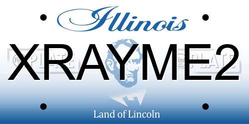 XRAYME2 Illinois License Plate