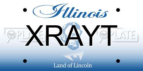 XRAYT Illinois License Plate