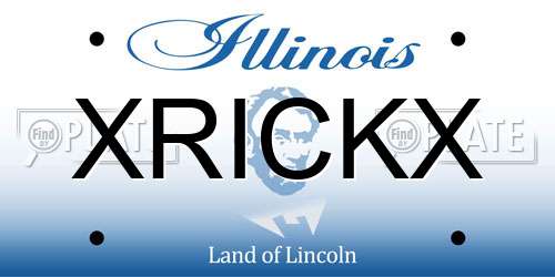 XRICKX Illinois License Plate
