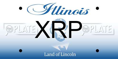 XRP Illinois License Plate