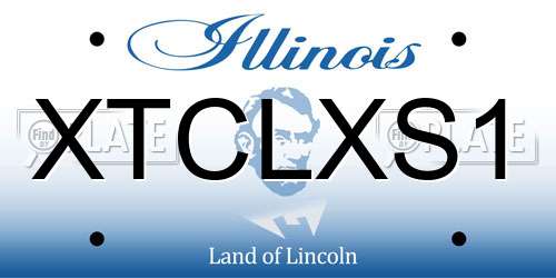 XTCLXS1 Illinois License Plate