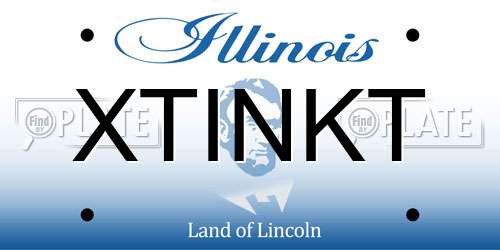 XTINKT Illinois License Plate