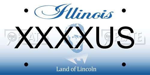 XXXXUS Illinois License Plate