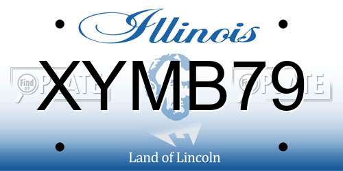XYMB79 Illinois License Plate