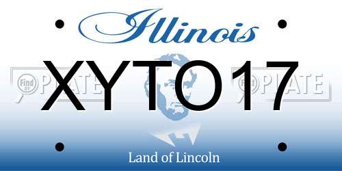 XYTO17 Illinois License Plate