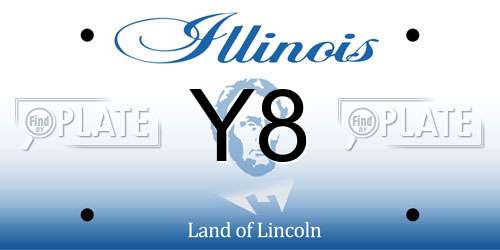Y8 Illinois License Plate
