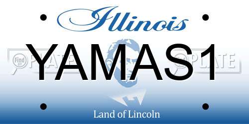 YAMAS1 Illinois License Plate
