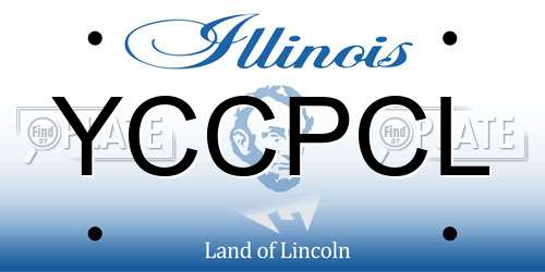 YCCPCL Illinois License Plate