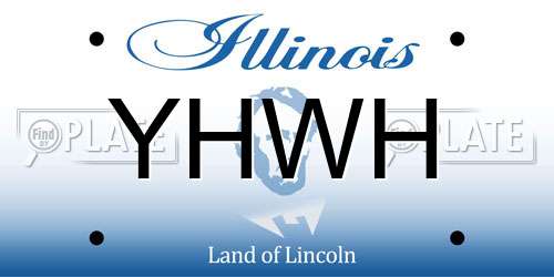 YHWH Illinois License Plate