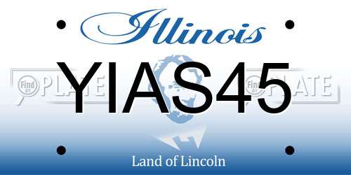 YIAS45 Illinois License Plate