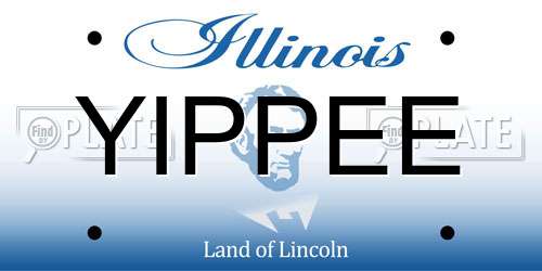 YIPPEE Illinois License Plate