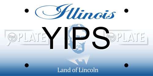 YIPS Illinois License Plate