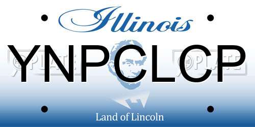 YNPCLCP Illinois License Plate