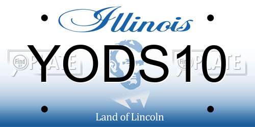 YODS10 Illinois License Plate