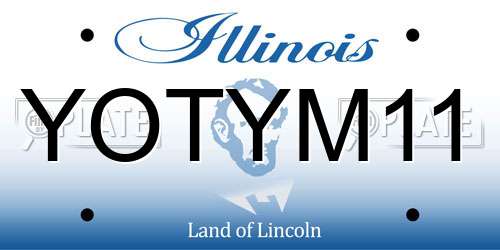 YOTYM11 Illinois License Plate