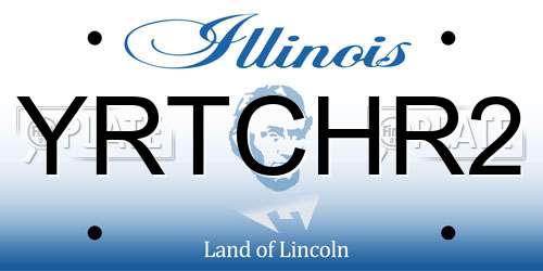 YRTCHR2 Illinois License Plate
