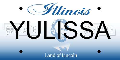 YULISSA Illinois License Plate
