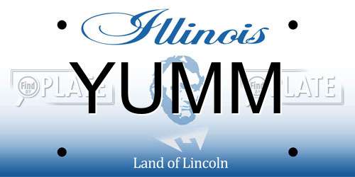 YUMM Illinois License Plate