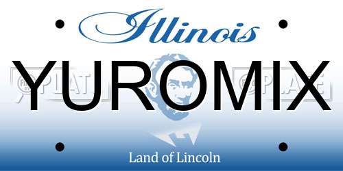 YUROMIX Illinois License Plate
