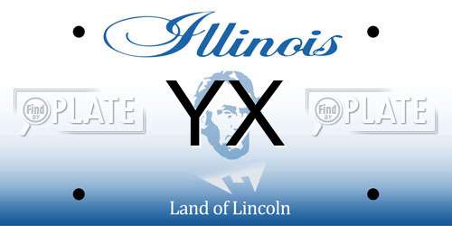 YX Illinois License Plate