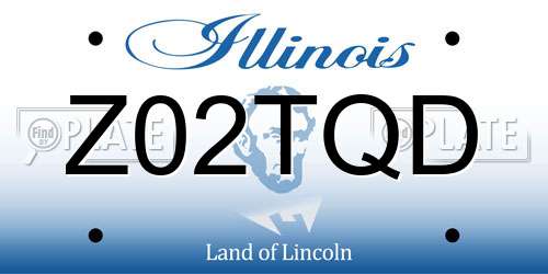 Z02TQD Illinois License Plate