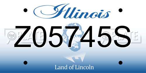 Z05745S Illinois License Plate