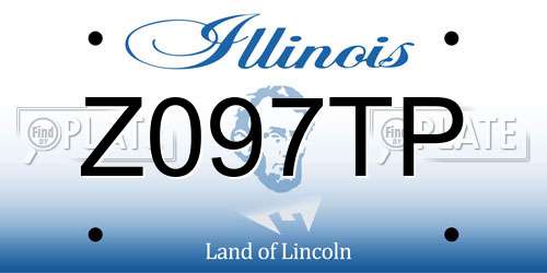 Z097TP Illinois License Plate