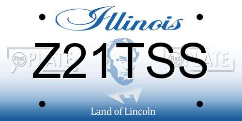 Z21TSS Illinois License Plate