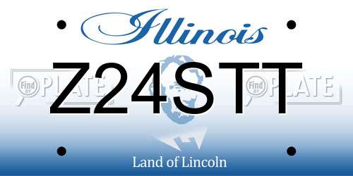 Z24STT Illinois License Plate