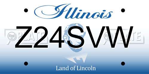 Z24SVW Illinois License Plate