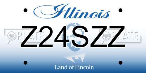 Z24SZZ Illinois License Plate