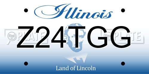 Z24TGG Illinois License Plate
