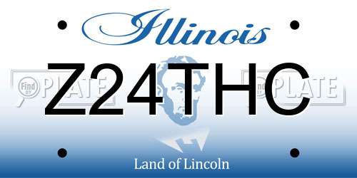 Z24THC Illinois License Plate