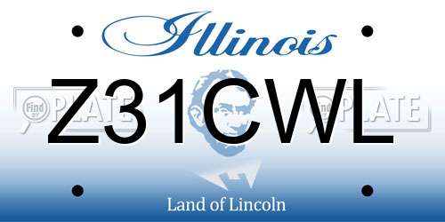 Z31CWL Illinois License Plate