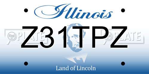 Z31TPZ Illinois License Plate