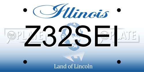 Z32SEI Illinois License Plate