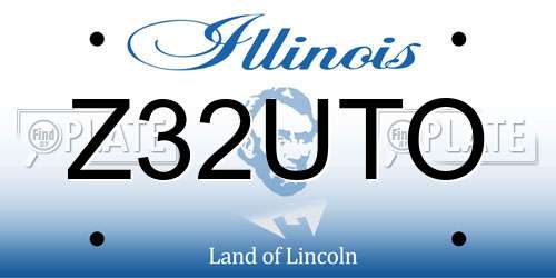 Z32UTO Illinois License Plate