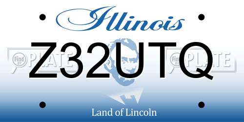 Z32UTQ Illinois License Plate