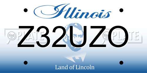 Z32UZO Illinois License Plate