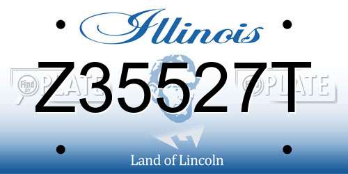 Z35527T Illinois License Plate
