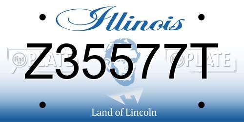 Z35577T Illinois License Plate