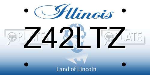 Z42LTZ Illinois License Plate
