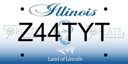 Z44TYT Illinois License Plate