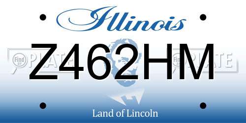 Z462HM Illinois License Plate