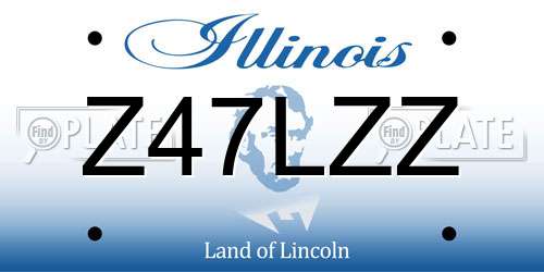 Z47LZZ Illinois License Plate