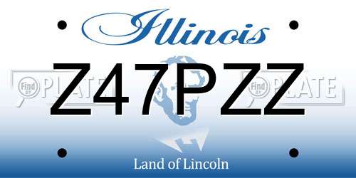 Z47PZZ Illinois License Plate