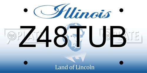 Z48TUB Illinois License Plate