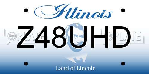 Z48UHD Illinois License Plate