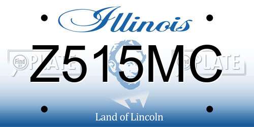 Z515MC Illinois License Plate