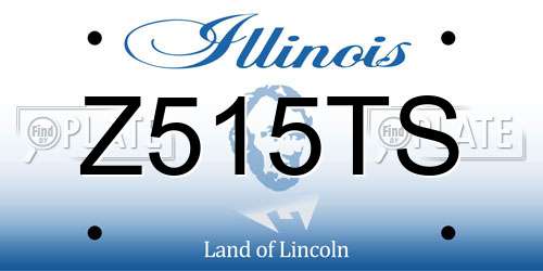 Z515TS Illinois License Plate